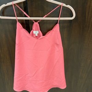 J. Crew scallop top